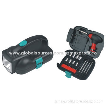 24 Pieces Tool Kits/Sets with Flashlight